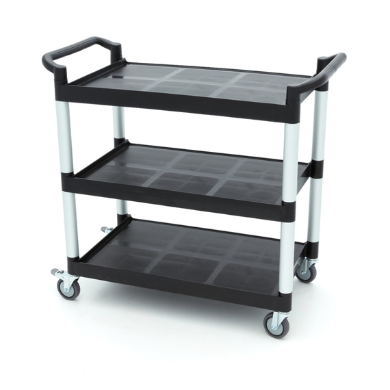 Maxima Servierwagen - 3 Kunststoffregale - 103 x 50,5 cm Maxima Servierwagen - 3 Kunststoffregale - 103 x 50,5 cm