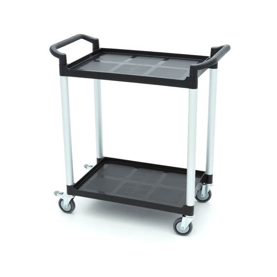 Maxima Servierwagen - 2 Kunststoffregale - 86,5 x 42,5 cm Maxima Servierwagen - 2 Kunststoffregale - 86,5 x 42,5 cm