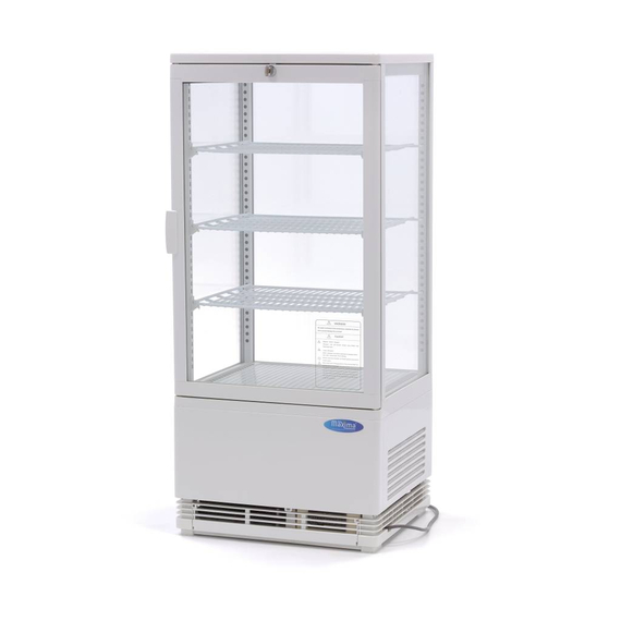 Maxima Gastro Kühlvitrine - 78 l - 43 cm - Weiß Maxima Gastro Kühlvitrine - 78 l - 43 cm - Weiß