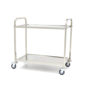 Maxima Gastro Servierwagen Edelstahl - 2 Regale