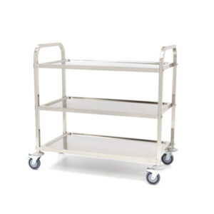 Maxima Gastro Servierwagen Edelstahl - 3 Regale