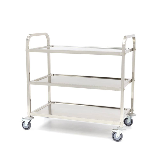 Maxima Gastro Servierwagen Edelstahl - 3 Regale Maxima Gastro Servierwagen Edelstahl - 3 Regale