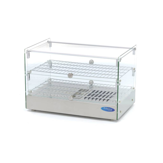 Maxima Gastro Wärmevitrine - 50 l - 55 cm - 2 Regale Maxima Gastro Wärmevitrine - 50 l - 55 cm - 2 Regale