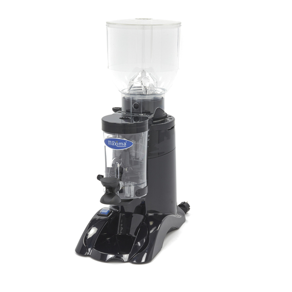 Maxima Gastro Kaffeemühle - 2 kg Bohnen - mit Portionierer und Niveauklappe Maxima Gastro Kaffeemühle - 2 kg Bohnen - mit Portionierer und Niveauklappe
