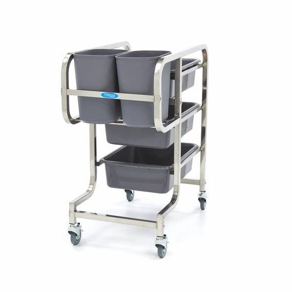 Maxima Gastro Reinigungswagen - inkl. 5 Mülleimer Maxima Gastro Reinigungswagen - inkl. 5 Mülleimer