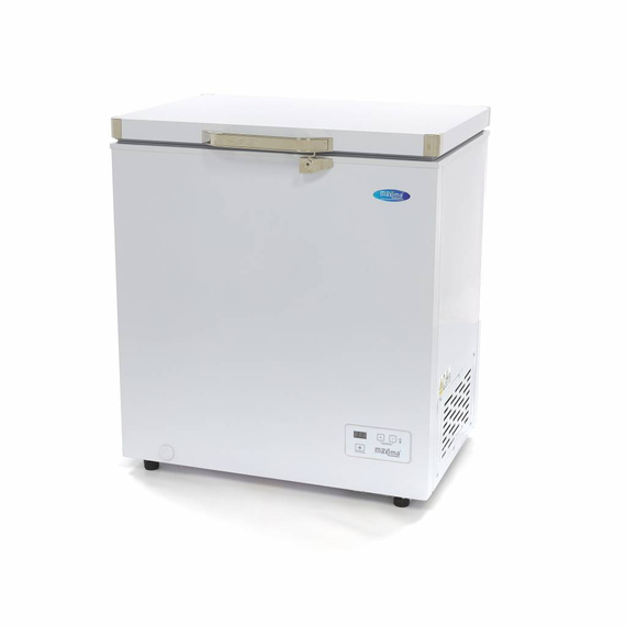 Maxima Gastro Gefriertruhe - 140 l - 2 Räder - Kompakt Maxima Gastro Gefriertruhe - 140 l - 2 Räder - Kompakt