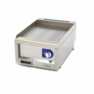 Maxima Gastro Grillplatte - Gerillt - Einzeleinheit - 60 cm Tief - Elektrisch