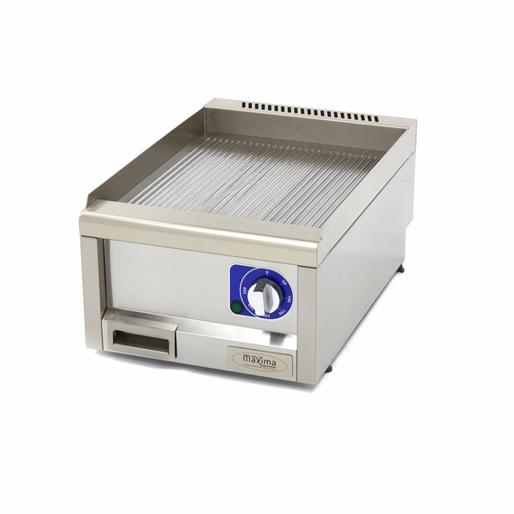 Maxima Gastro Grillplatte - Gerillt - Einzeleinheit - 60 cm Tief - Elektrisch Maxima Gastro Grillplatte - Gerillt - Einzeleinheit - 60 cm Tief - Elektrisch