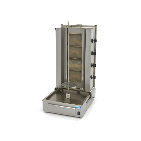 Maxima Gastro Dönergrill - 4 Brenner - 70 kg Fleisch - Gas Maxima Gastro Dönergrill - 4 Brenner - 70 kg Fleisch - Gas