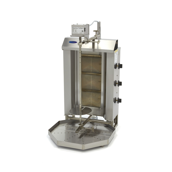 Maxima Gastro Dönergrill - 3 Brenner - 30 kg Fleisch - Gas Maxima Gastro Dönergrill - 3 Brenner - 30 kg Fleisch - Gas