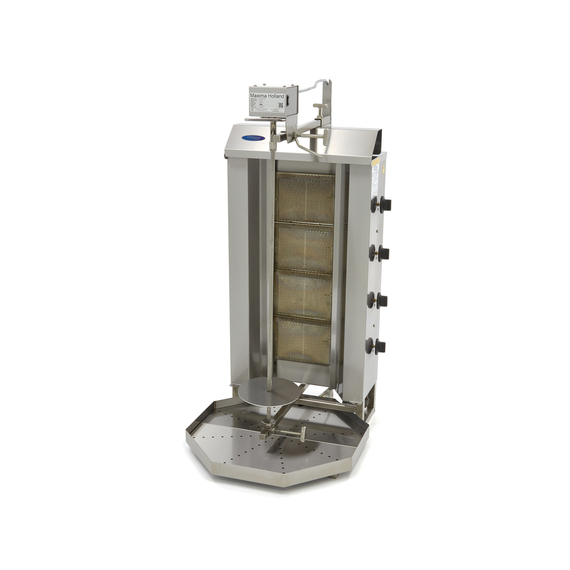 Maxima Gastro Dönergrill - 4 Brenner - 50 kg Fleisch - Gas Maxima Gastro Dönergrill - 4 Brenner - 50 kg Fleisch - Gas