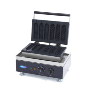 Maxima Gastro Waffelmacher - 6 Sticks - Maishunde - 2 Muster