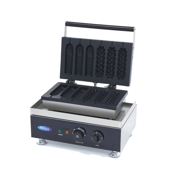 Maxima Gastro Waffelmacher - 6 Sticks - Maishunde - 2 Muster Maxima Gastro Waffelmacher - 6 Sticks - Maishunde - 2 Muster