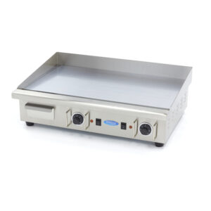 Maxima Gastro Grillplatte - Glatte Chrom - 73 cm - inkl. Tropfschale - 400 V
