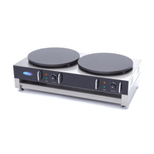 Maxima Gastro Crepes Maker - Doppelte Crepes - 2 x 40 cm - inkl. Teigverteiler