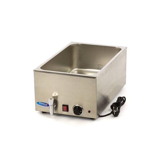 Maxima Gastro Bain Marie - mit Wasserhahn - exkl. 1/1 GN Set - Elektrisch Maxima Gastro Bain Marie - mit Wasserhahn - exkl. 1/1 GN Set - Elektrisch