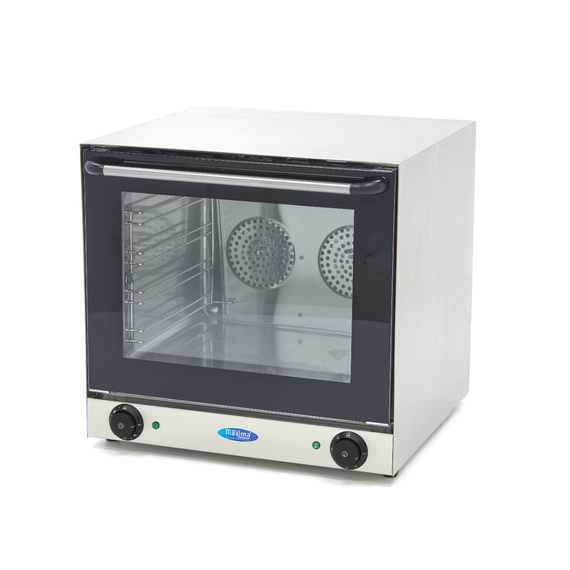 Maxima Gastro Konvektionsofen - Passt 4 Tabletts - Eingebauter Timer - Bis zu 300 ° C Maxima Gastro Konvektionsofen - Passt 4 Tabletts - Eingebauter Timer - Bis zu 300 ° C