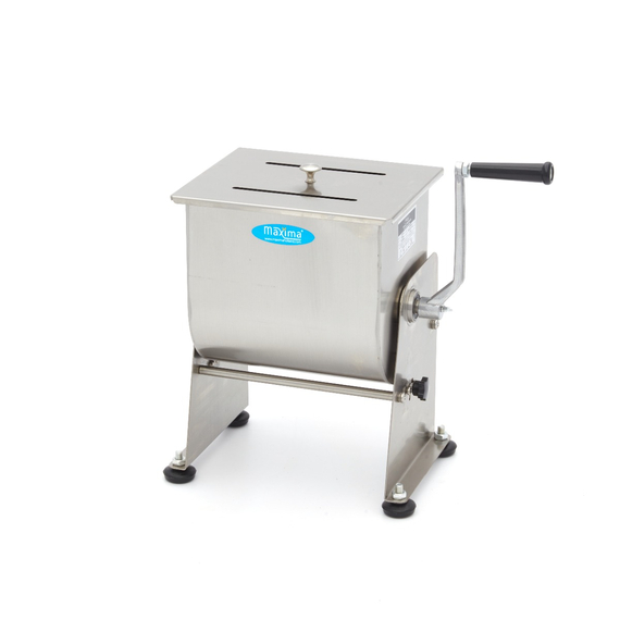Maxima Gastro Fleischmixer - 10 l - 7,5 kg Fleisch - Kippschale - Manuall Maxima Gastro Fleischmixer - 10 l - 7,5 kg Fleisch - Kippschale - Manuall