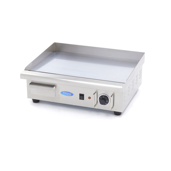 Maxima Gastro Grillplatte - Glatte Chrom - 55 cm - inkl. Tropfschale Maxima Gastro Grillplatte - Glatte Chrom - 55 cm - inkl. Tropfschale