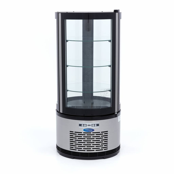 Maxima Gastro Glastürkühlschränke - 100 l - 48 cm - Runde 1 Maxima Gastro Glastürkühlschränke - 100 l - 48 cm - Runde