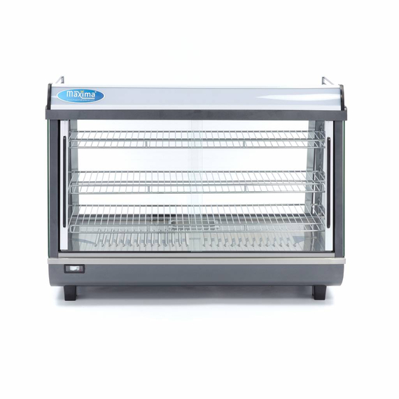 Maxima Gastro Wärmevitrine - 136 l - 91,5 cm - 3 Regale 1 Maxima Gastro Wärmevitrine - 136 l - 91,5 cm - 3 Regale
