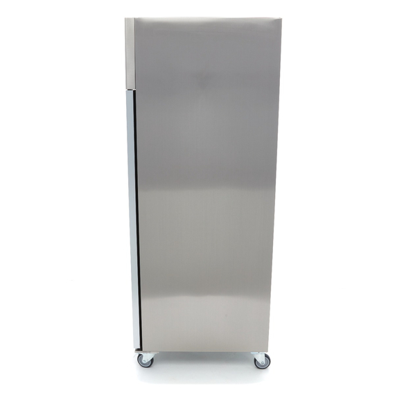 Maxima Gastro Kühlschrank - 700 l - 3 Einstellbare Regale (2/1 GN) - Rostfreier Stahl - mit Glastür 1 Maxima Gastro Kühlschrank - 700 l - 3 Einstellbare Regale (2/1 GN) - Rostfreier Stahl - mit Glastür