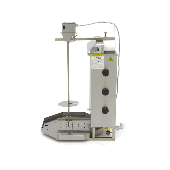 Maxima Gastro Dönergrill - 3 Brenner - 30 kg Fleisch - Gas 2 Maxima Gastro Dönergrill - 3 Brenner - 30 kg Fleisch - Gas