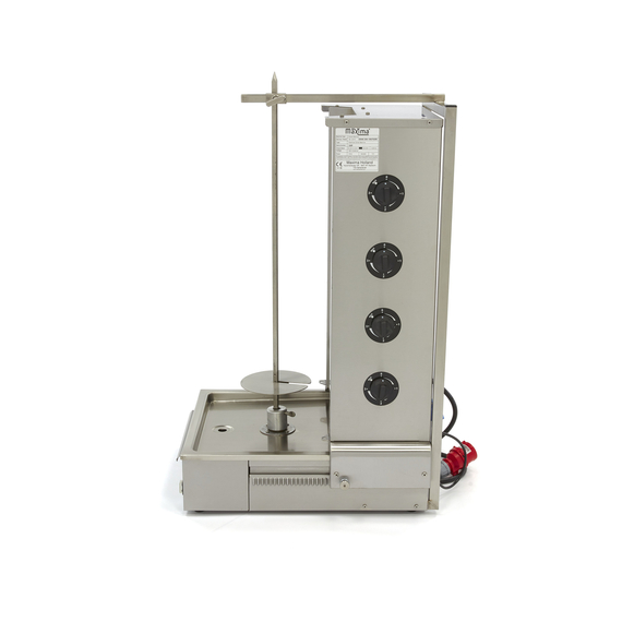 Maxima Gastro Dönergrill - 4 Brenner - 70 kg Fleisch - Elektrisch 2 Maxima Gastro Dönergrill - 4 Brenner - 70 kg Fleisch - Elektrisch