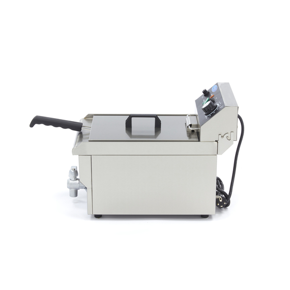 Maxima Gastro Fritteuse - 10 l - 1 Korb - mit Ablasshahn 2 Maxima Gastro Fritteuse - 10 l - 1 Korb - mit Ablasshahn
