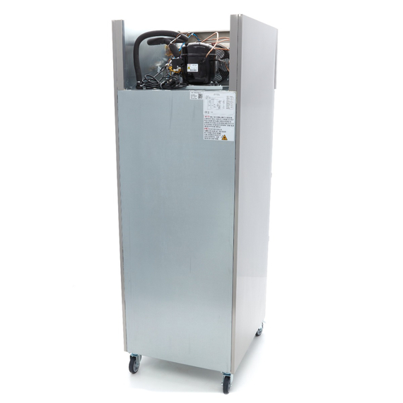 Maxima Gastro Kühlschrank - 600 l - 3 Einstellbare Regale (2/1 GN) - Rostfreier Stahl - mit Glastür 3 Maxima Gastro Kühlschrank - 600 l - 3 Einstellbare Regale (2/1 GN) - Rostfreier Stahl - mit Glastür