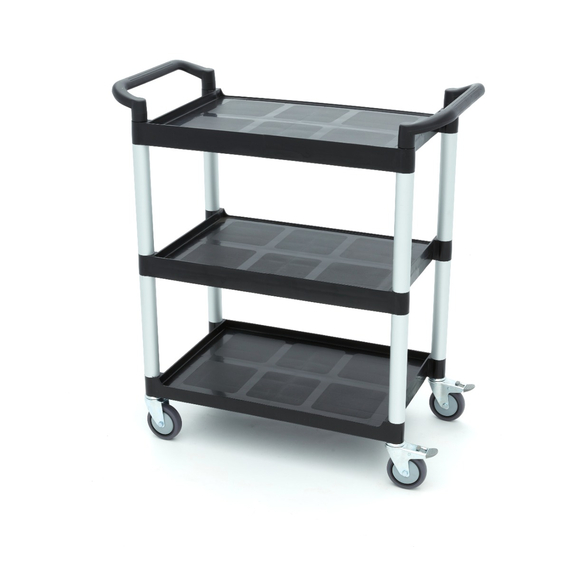Maxima Servierwagen - 3 Kunststoffregale - 86,5 x 42,5 cm 3 Maxima Servierwagen - 3 Kunststoffregale - 86,5 x 42,5 cm
