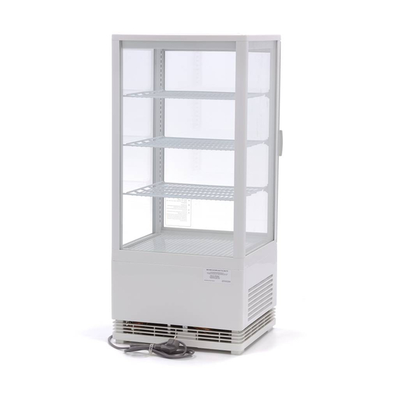 Maxima Gastro Kühlvitrine - 78 l - 43 cm - Weiß 3 Maxima Gastro Kühlvitrine - 78 l - 43 cm - Weiß