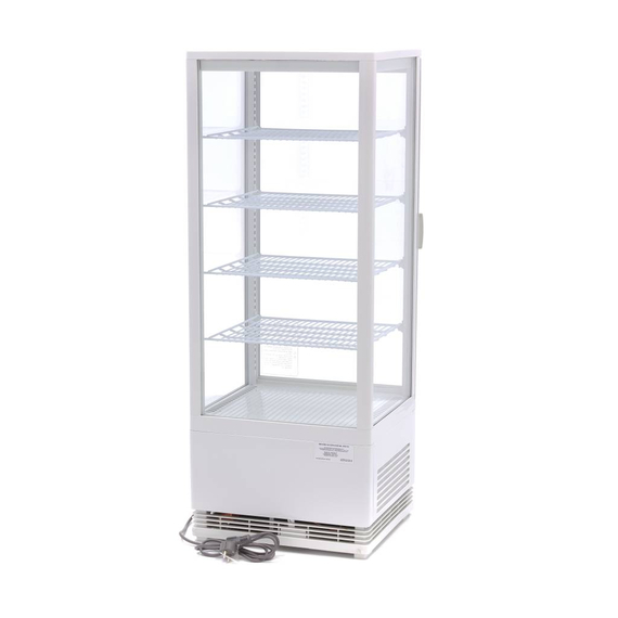 Maxima Gastro Kühlvitrine - 98 l - 43 cm - Weiß 3 Maxima Gastro Kühlvitrine - 98 l - 43 cm - Weiß