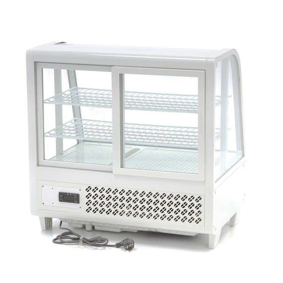 Maxima Gastro Glastürkühlschränke - 100 l - 68 cm - Weiß 3 Maxima Gastro Glastürkühlschränke - 100 l - 68 cm - Weiß