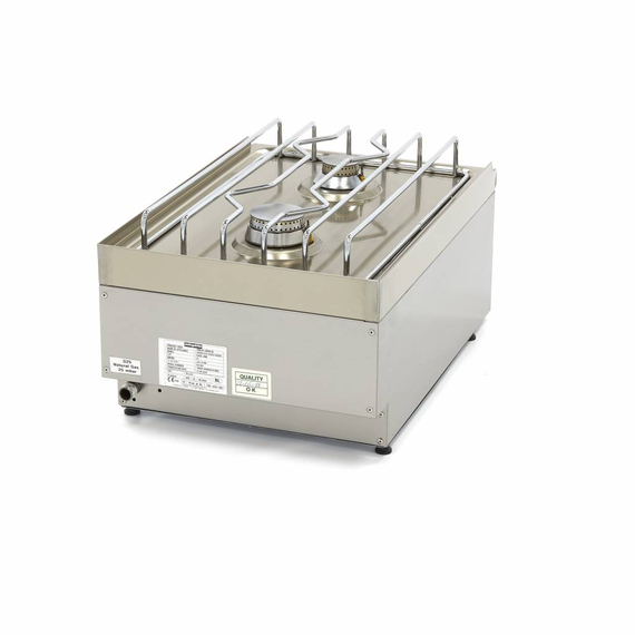 Maxima Gastro Kochfeld - 2 Brenner - Einzeleinheit - 60 cm Tief - Gas 3 Maxima Gastro Kochfeld - 2 Brenner - Einzeleinheit - 60 cm Tief - Gas
