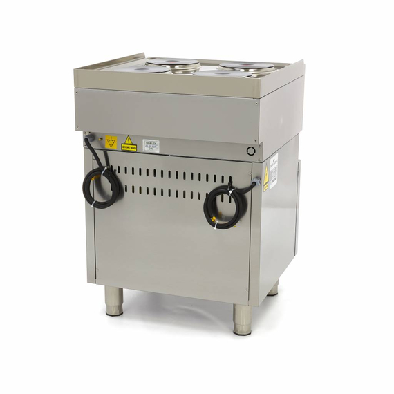 Maxima Commercial Klasse Gastro Kochplatte - Elektrisch - 600 x 600 mm tief - 4 Brenner - mit Ofen - 10000 Watt 3 Maxima Commercial Klasse Gastro Kochplatte - Elektrisch - 600 x 600 mm tief - 4 Brenner - mit Ofen - 10000 Watt