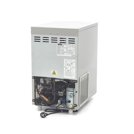 Maxima Gastro Eiswürfelmaschinen - 24 kg/Tag - Kugelwürfel - Wasser Gekühlt 3 Maxima Gastro Eiswürfelmaschinen - 24 kg/Tag - Kugelwürfel - Wasser Gekühlt