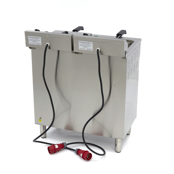 Maxima Gastro Fritteuse - 2 x 16 l - 2 Körbe - mit Ablasshahn und Ständer - 400V 3 Maxima Gastro Fritteuse - 2 x 16 l - 2 Körbe - mit Ablasshahn und Ständer - 400V