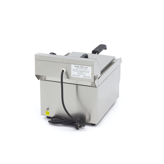 Maxima Gastro Fritteuse - 13 l - 1 Korb - mit Ablasshahn 3 Maxima Gastro Fritteuse - 13 l - 1 Korb - mit Ablasshahn