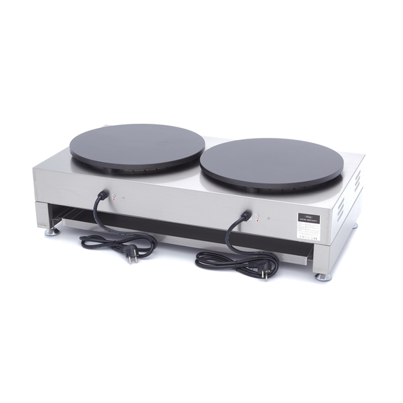 Maxima Gastro Crepes Maker - Doppelte Crepes - 2 x 40 cm - inkl. Teigverteiler 3 Maxima Gastro Crepes Maker - Doppelte Crepes - 2 x 40 cm - inkl. Teigverteiler