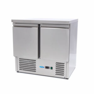 Maxima Gastro Kühltisch - 90 cm - 2 Türen