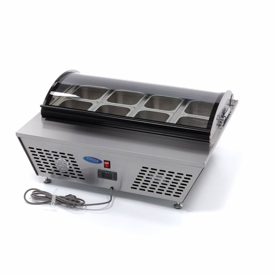 Maxima Gastro Saladette - 67 l - inkl. 8 x 1/6 GN - Tischplatte Maxima Gastro Saladette - 67 l - inkl. 8 x 1/6 GN - Tischplatte