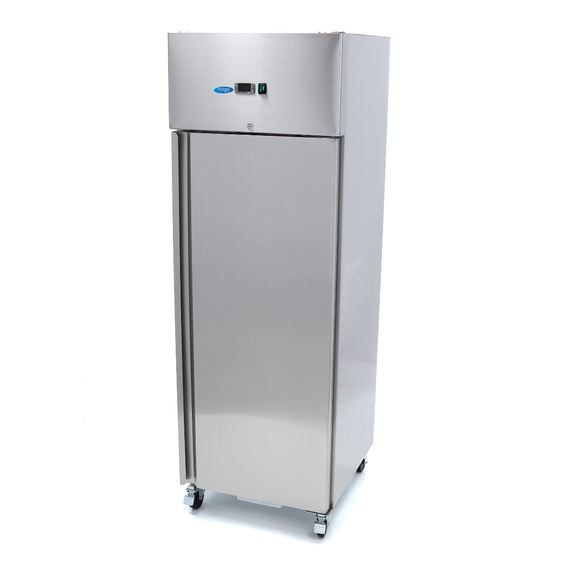 Maxima Gastro Gefrierschrank - 400 l - 3 Einstellbare Regale - Rostfreier Stahl - auf Rädern Maxima Gastro Gefrierschrank - 400 l - 3 Einstellbare Regale - Rostfreier Stahl - auf Rädern