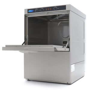 Maxima Gastro Gläserspülermaschine - 35 x 35 cm - mit Abfluss, Spülenhilfe und Seifenpumpe