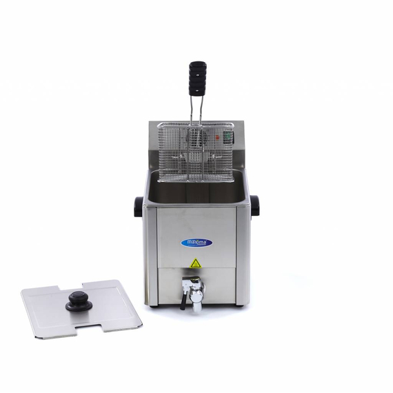 Maxima Gastro Fritteuse - 8 l - 1 Korb - mit Ablasshahn 3 Maxima Gastro Fritteuse - 8 l - 1 Korb - mit Ablasshahn