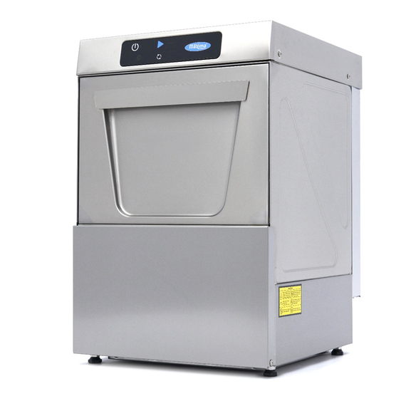 Maxima Gastro Gläserspülermaschine - 35 x 35 cm - mit Spülenhilfepumpe - Digital Anzeige - 230 V Maxima Gastro Gläserspülermaschine - 35 x 35 cm - mit Spülenhilfepumpe - Digital Anzeige - 230 V