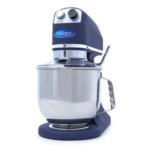 Maxima Gastro Planetenmischer - 7 l - Bis zu 2 kg Teig - Stahlblau Matt