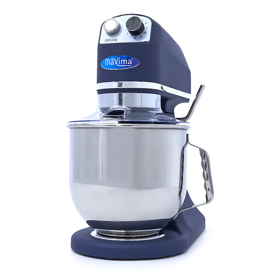 Maxima Gastro Planetenmischer - 7 l - Bis zu 2 kg Teig - Stahlblau Matt Maxima Gastro Planetenmischer - 7 l - Bis zu 2 kg Teig - Stahlblau Matt