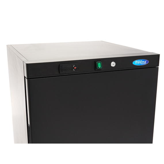 Maxima Gastro Kühlschrank - 200 l - 3 Verstellbare Regale - Schwarz 5 Maxima Gastro Kühlschrank - 200 l - 3 Verstellbare Regale - Schwarz