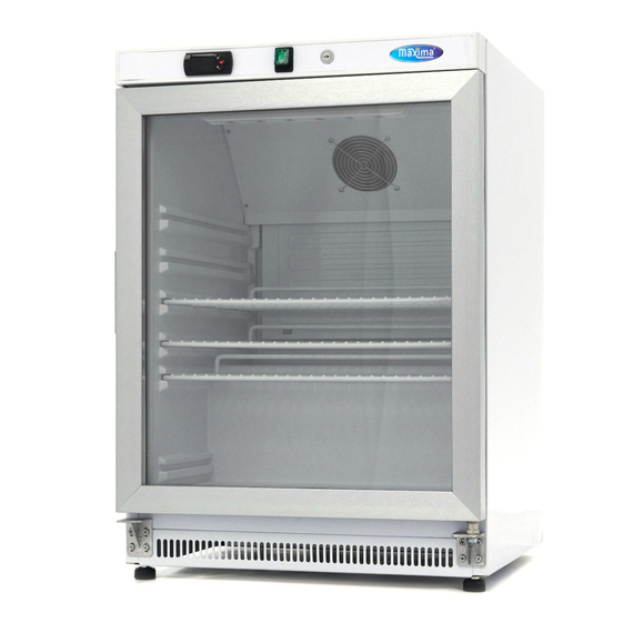 Maxima Gastro Kühlschrank - 200 l - Weiß - mit Glastür Maxima Gastro Kühlschrank - 200 l - Weiß - mit Glastür